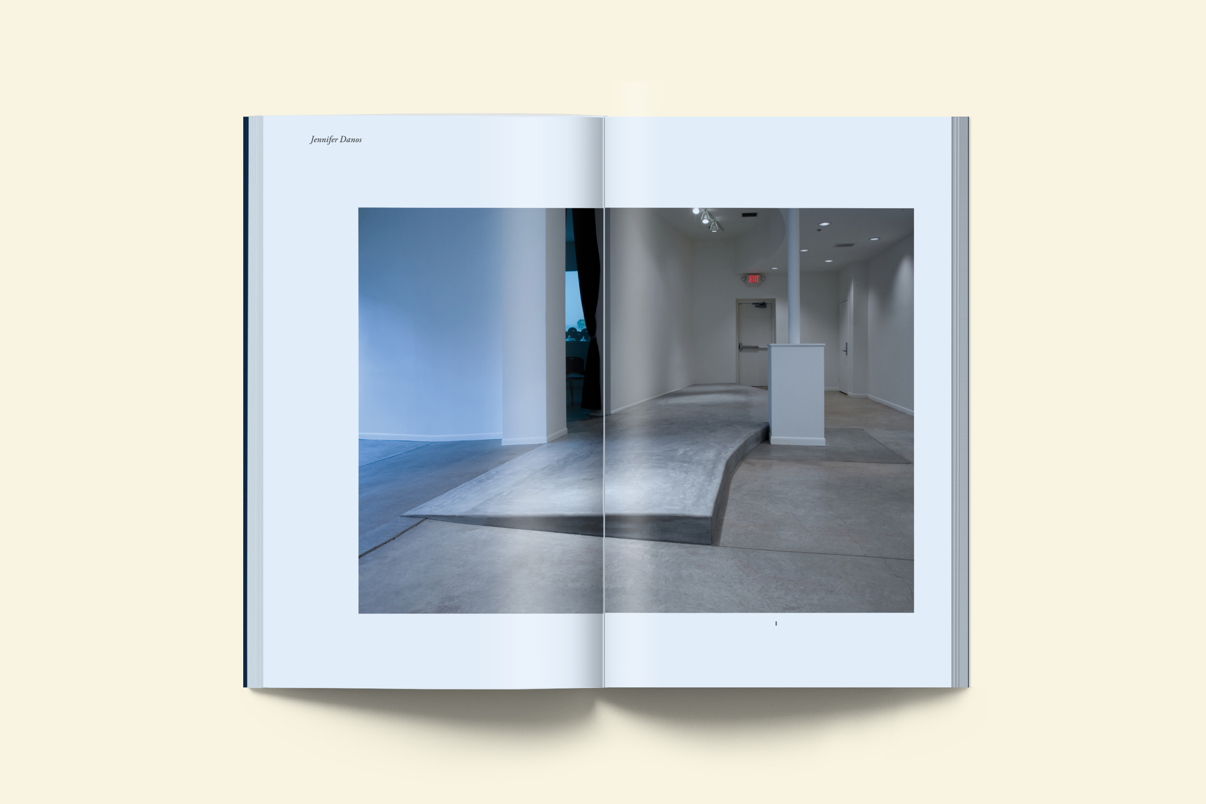 The blue paper has an effect on the images that’s almost like adjust the lighting. The stock itself has a lot of show-through (meaning you can see what’s printed on the reverse side) so when you flip through the book the intensity of the blue is constantly changing. Most people don’t even notice the color until they get to the text section where the paper changes dramatically.