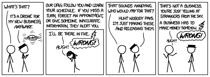 From XKCD, of course.