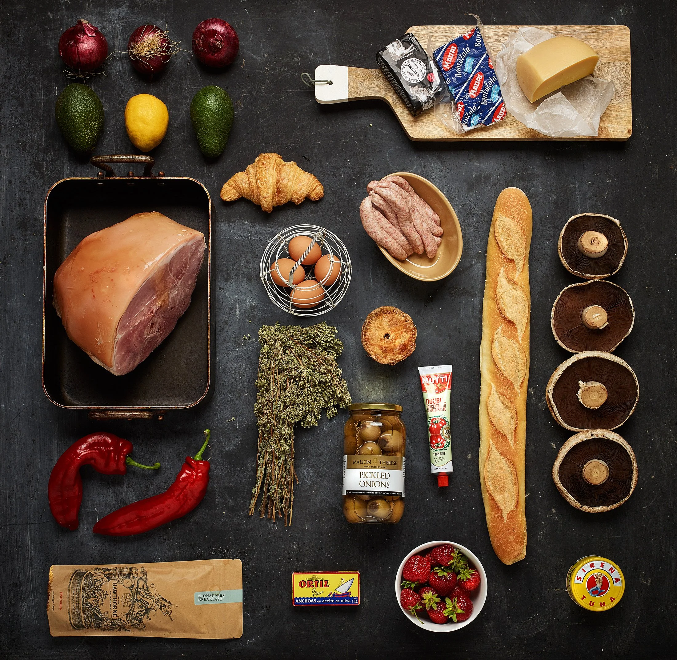 Selection of food from hawkes bay 