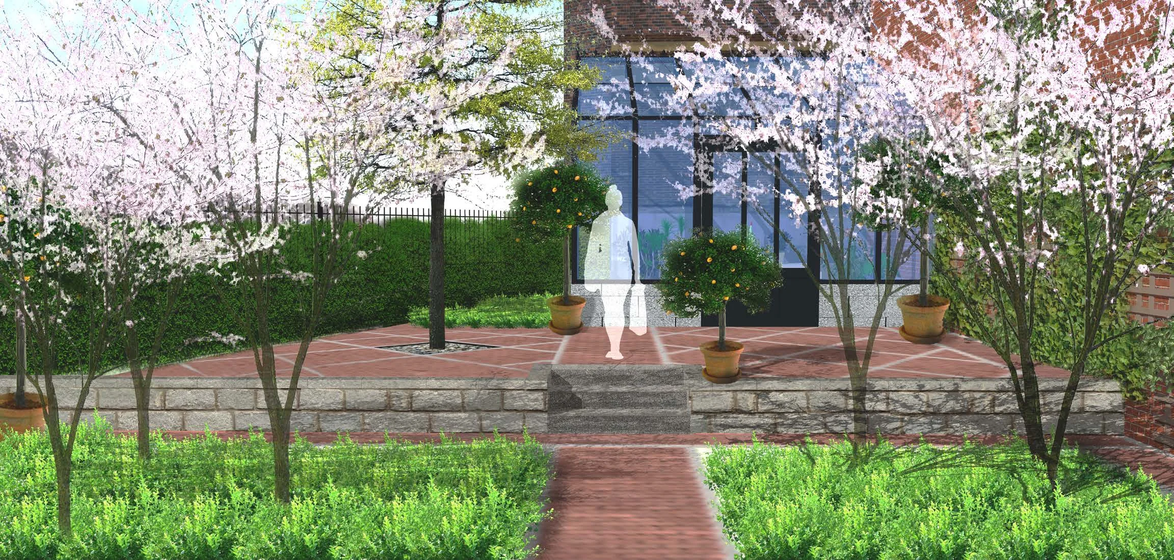 Beacon Hill Pocket Garden, Boston, MA
