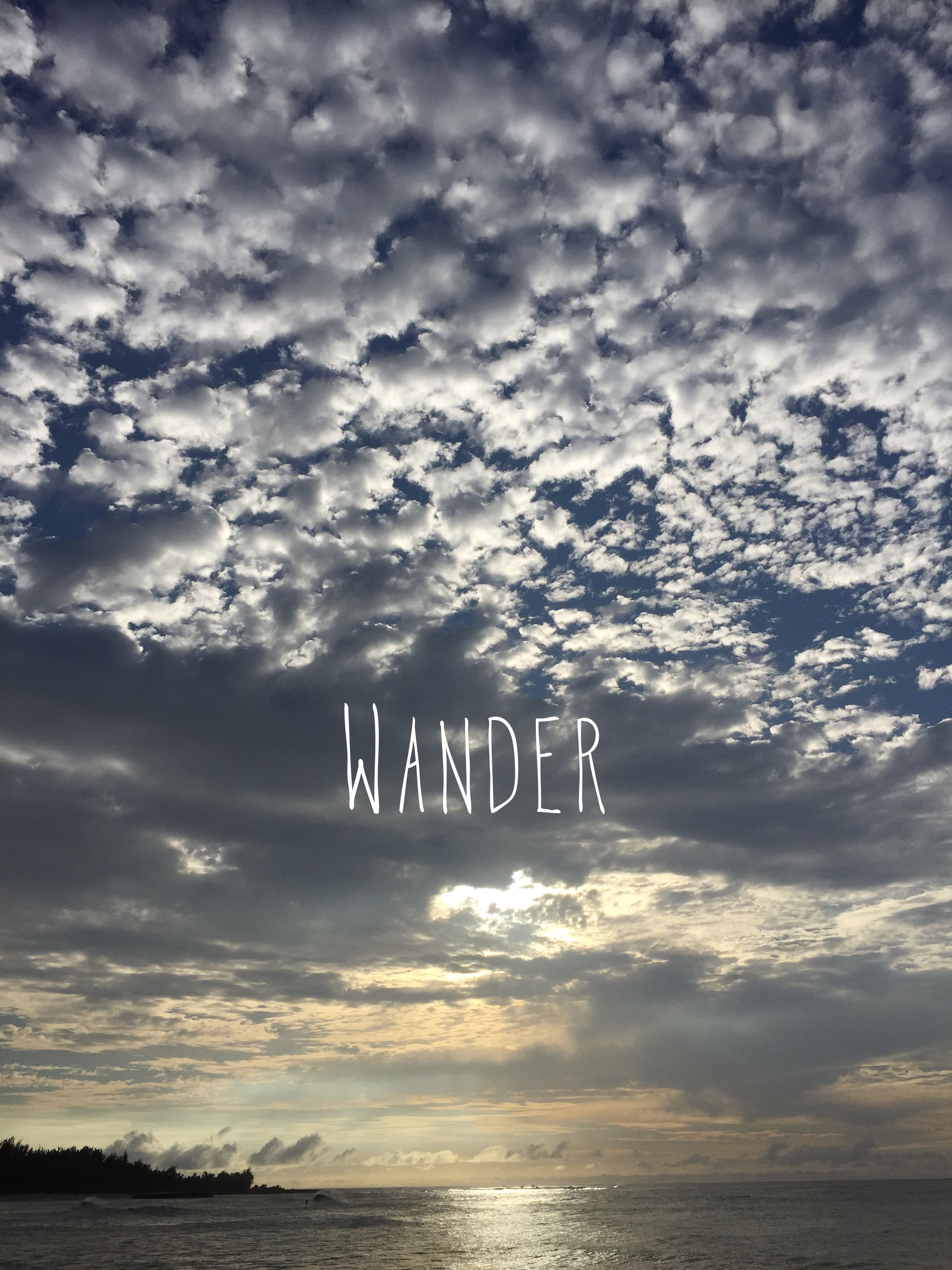 Julie Cimpko - I feel a deep desire to wander, to travel, to see and experience different things. It changes me in some way each and every time I'm away. It somehow makes me a better designer, artist, friend, sister...person. (Photo taken at Wanderlust Festival, North Shore, Oahu)