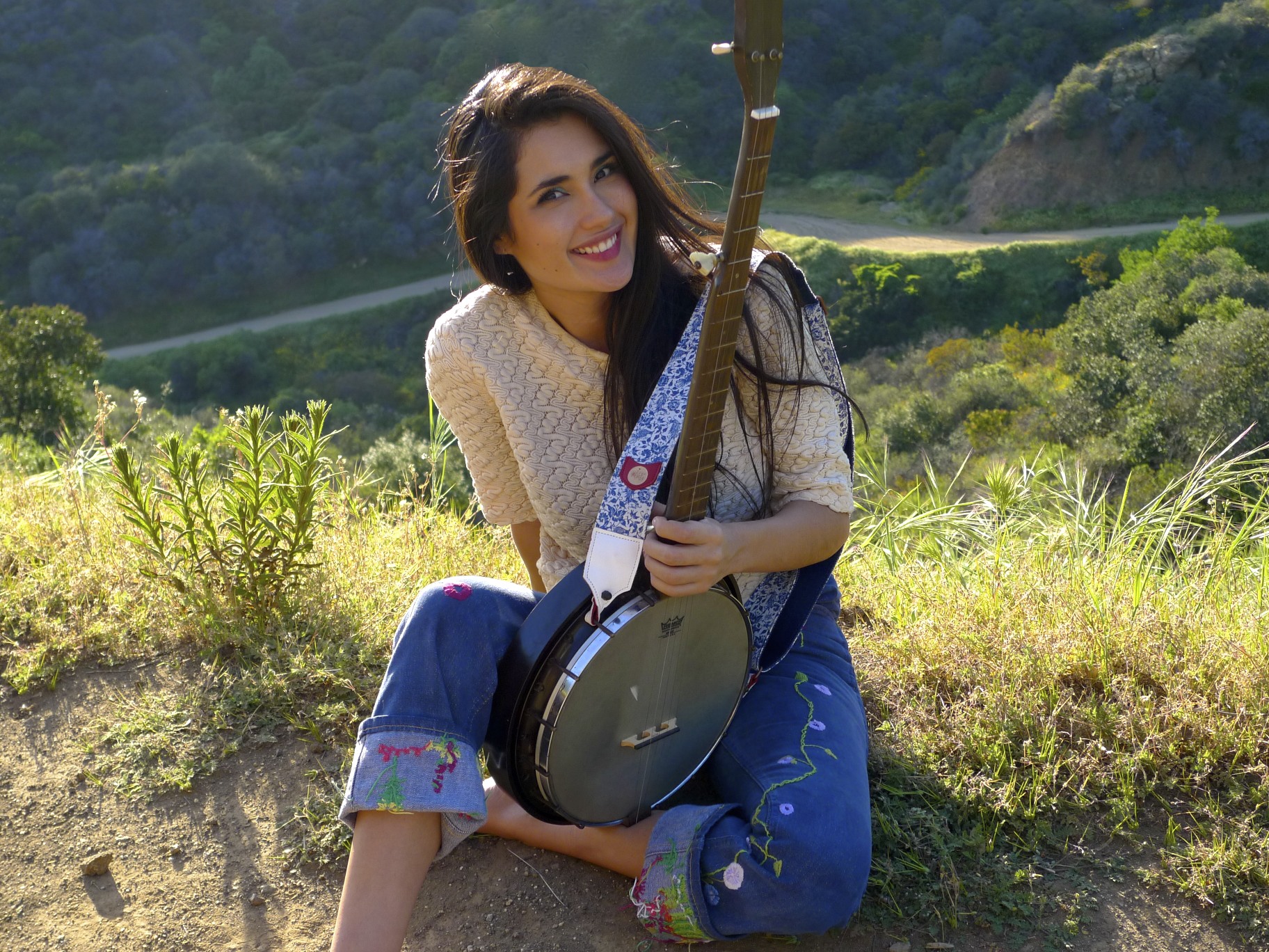 Veronica with Banjo