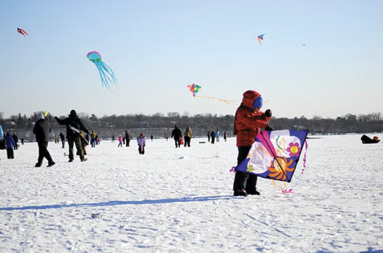 Lake Harriet Winter Kite Festival
