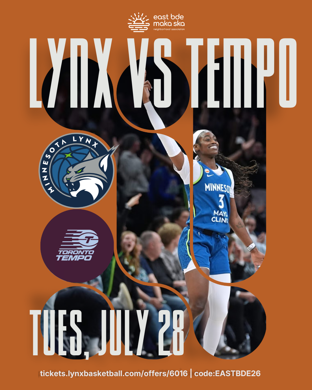 Lynx Game and EBMSNA Fundraiser