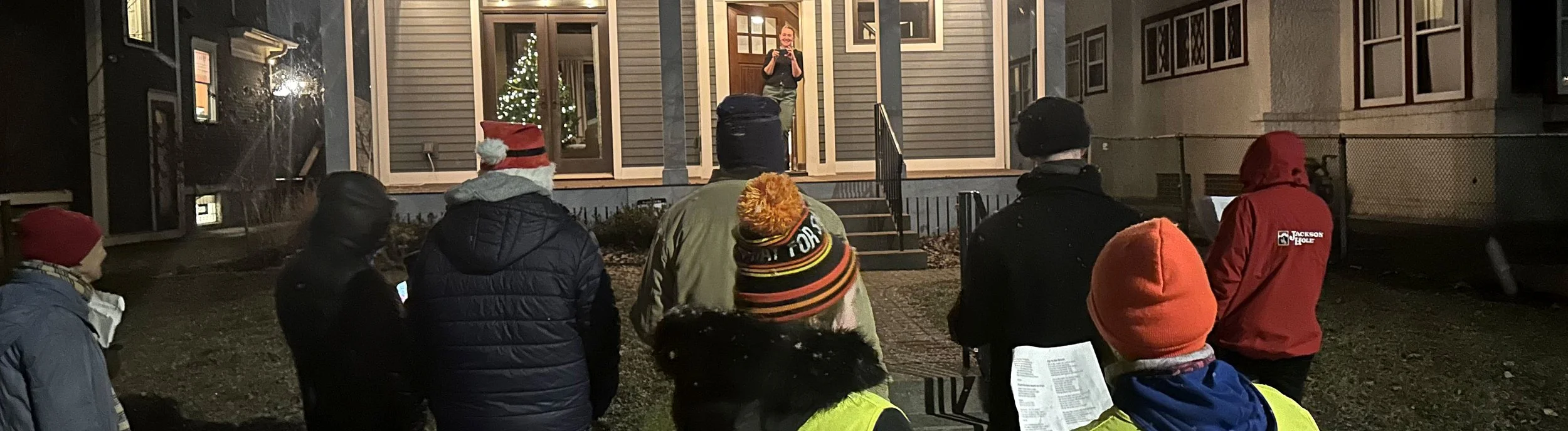 Holiday Caroling Party a Hit