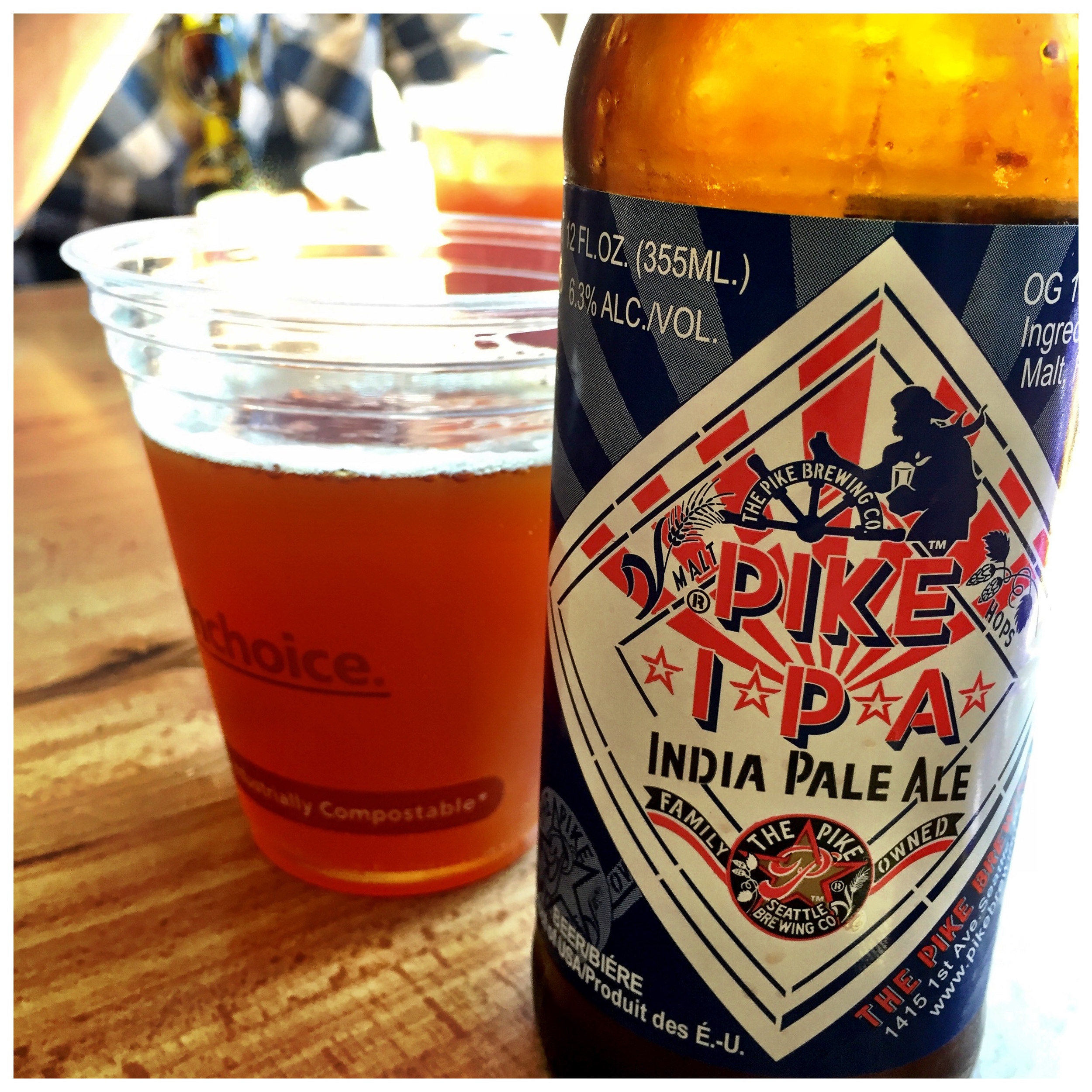 Pike's IPA at Lowell's at Pikes Market