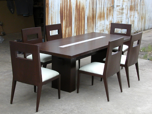 MJ Lotus dining table and chairs