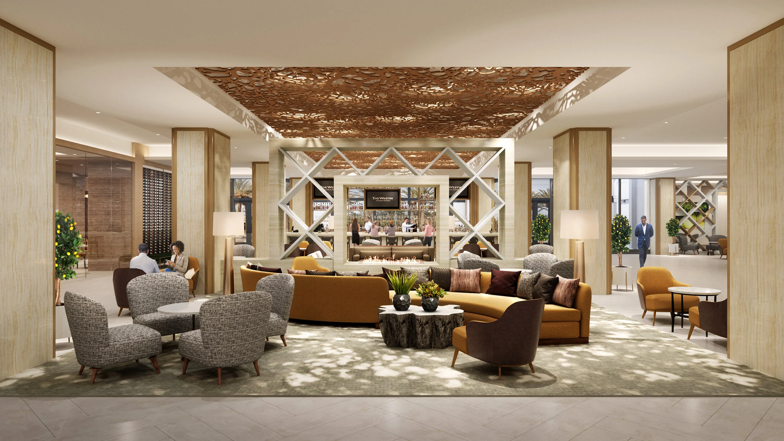 cobico — Westin Anaheim Resort in Anaheim, CA with interior design by ...