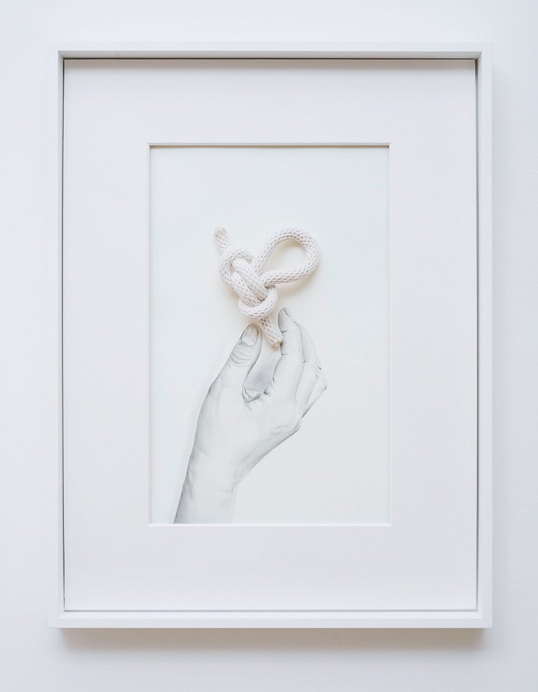 Windy Chien x Melissa Bolger, Alpine Butterfly Knot in the Artist's Hands, 2021