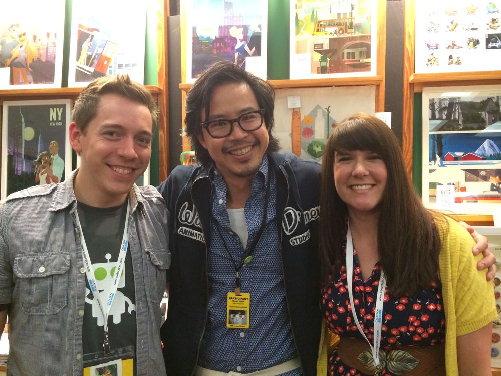  Mike Yamada (wish we got a pic of Vicky too - she was at the Disney booth) 