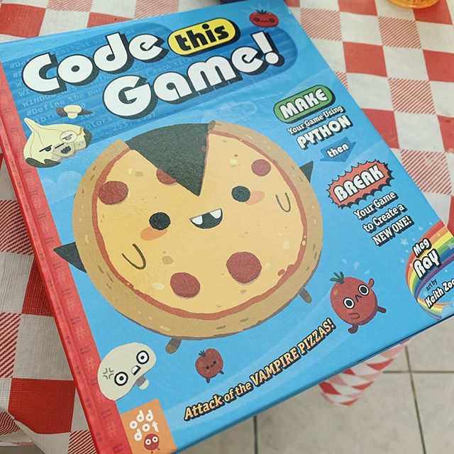I had a lot of fun working on this book. Meg Ray breaks down how to program in a nice digestible way, which is great for kids.  I added a bunch of fun stuff like pizza vampires, hedgehogs, Franken-burgers, and a whole lot more. Cool thing is that you