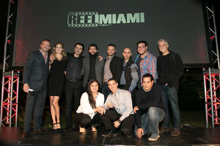  Cast and entire crew moments after the screening. 