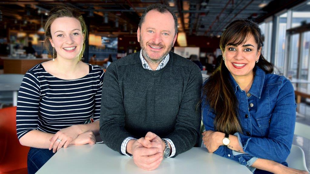 Flora, Neil and Sumayya 