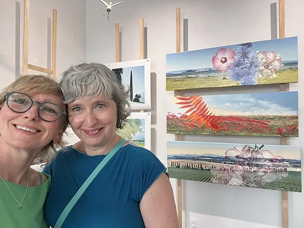   Nancy Bergeron et Mylena  