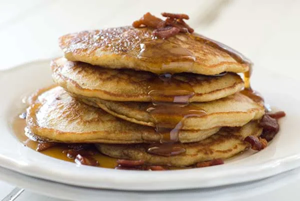 These are the gluten-free-maple-bacon-pancakes I *would have* made in my dream.