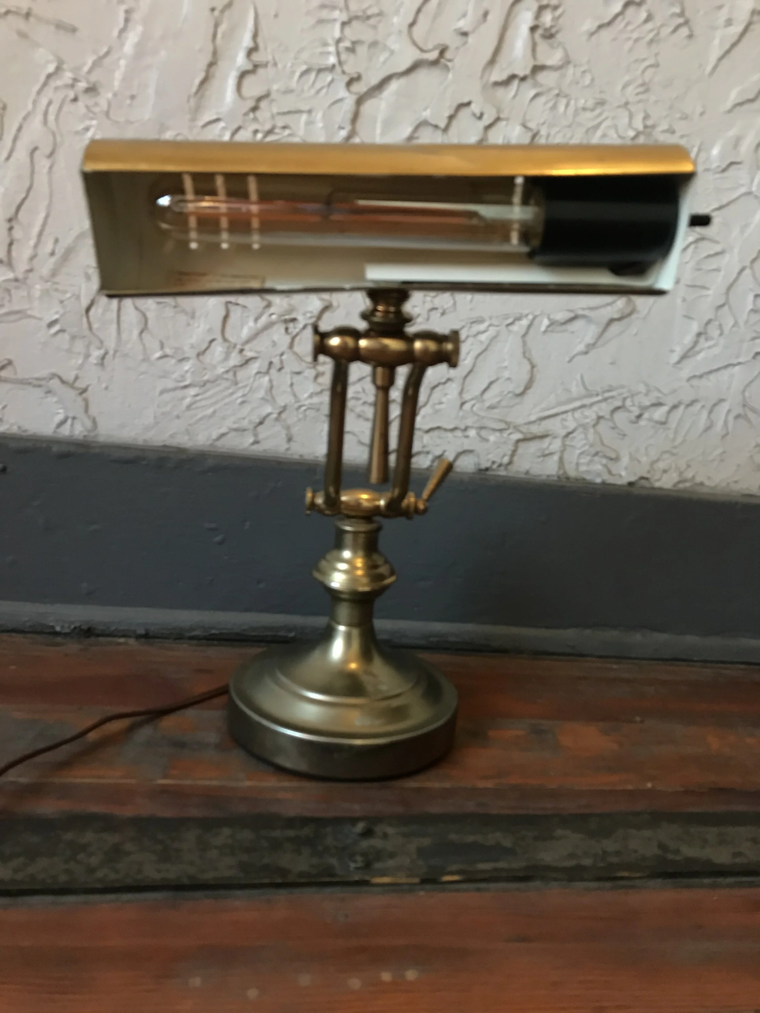 vintage piano lamp