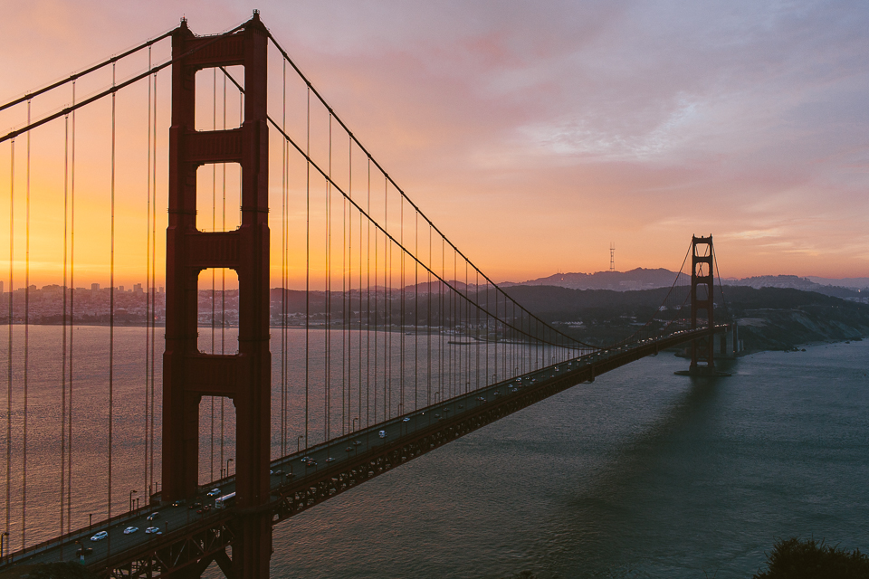 Golden Gate Bridge, Twin Peaks | Traveling Someplace Wild | www.someplacewild.com