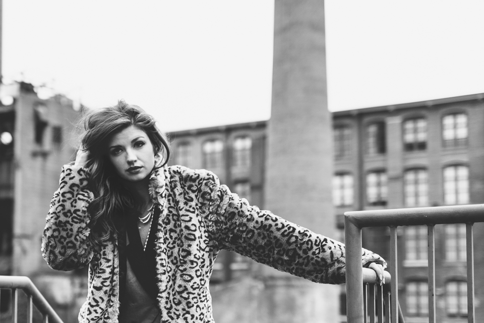 Black and White City Fashion Portraits