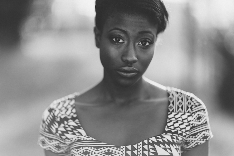 Black and White Fashion Portrait
