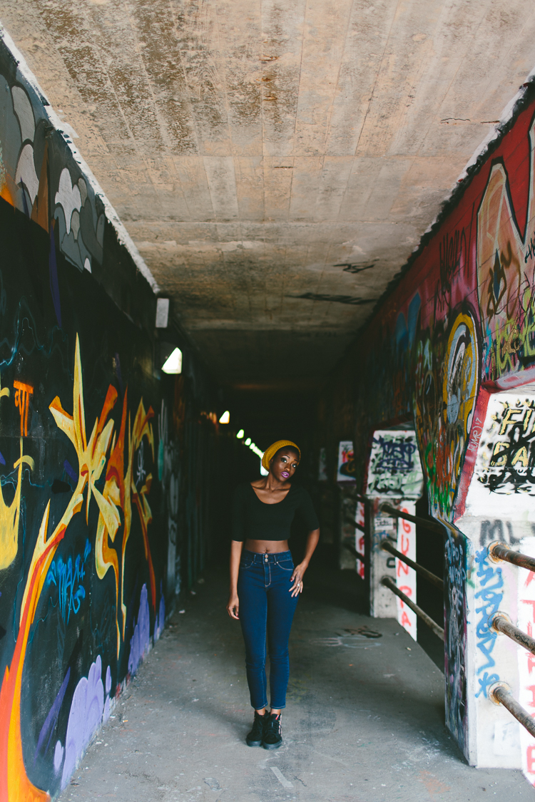 Krog Street Tunnel Graffiti Fashion Portrait