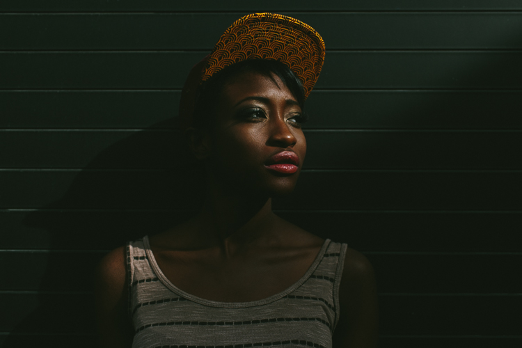 Incredible Lighting in Atlanta Street Style Fashion Portrait