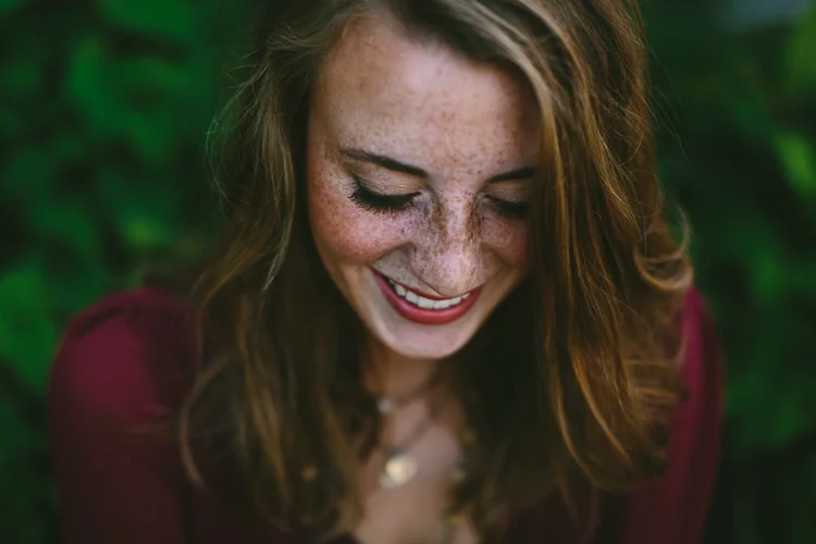 Red Hair and Freckles Senior Portrait