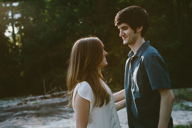 Happy Couple Looking into Each Other's Eyes