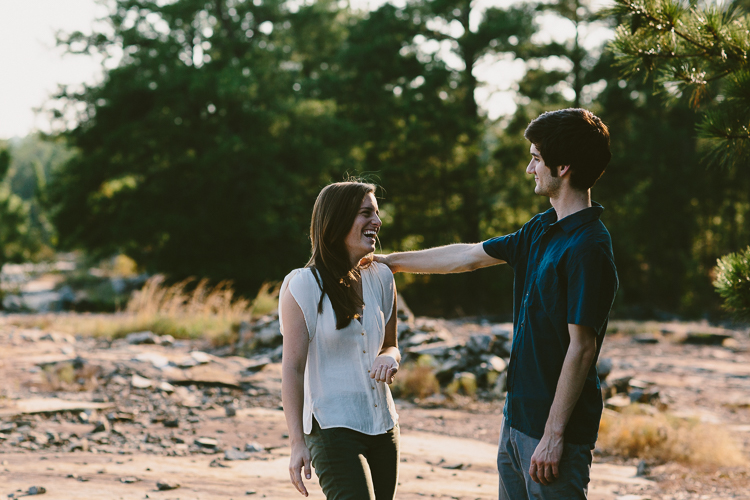 Happy Engaged Couple