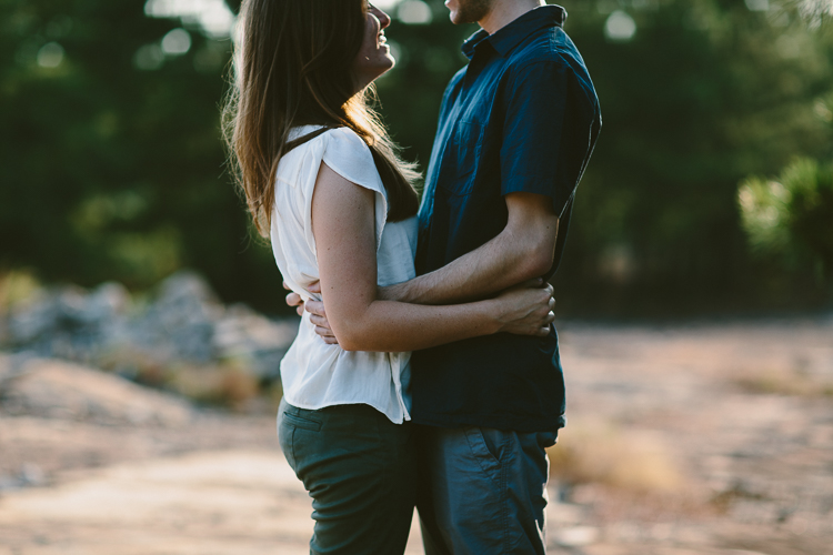 Sweet Hugs of Engaged Couple