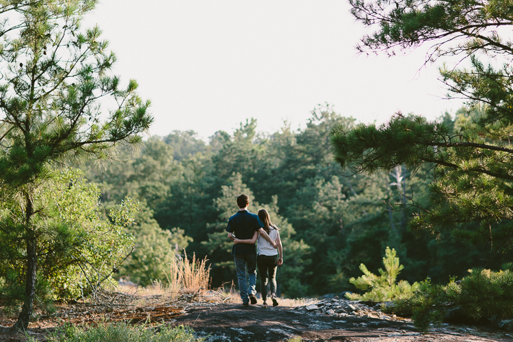 Couple Walking from Behind