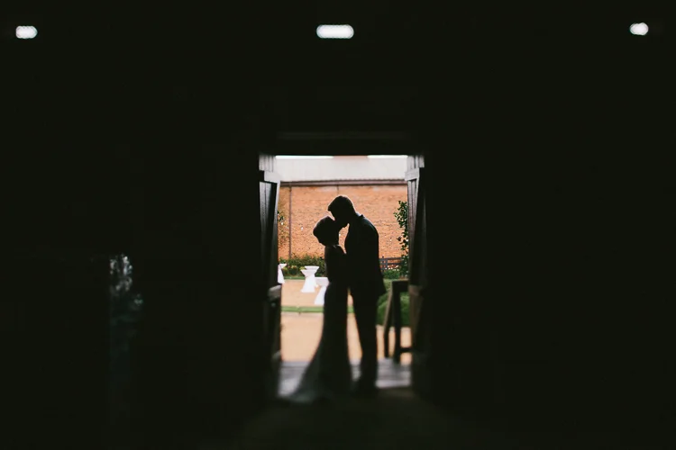 Bride and Groom Silhouette