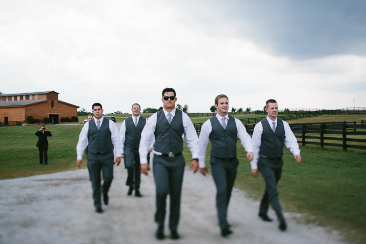 The Groomsmen at the Farm