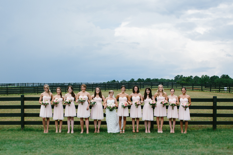 The Bride and Her Bridesmaids