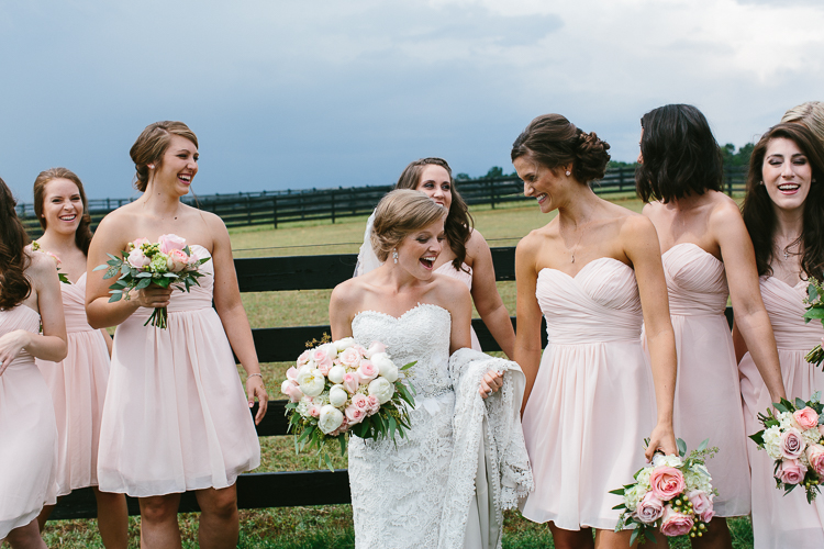 The Bride and Her Bridesmaids