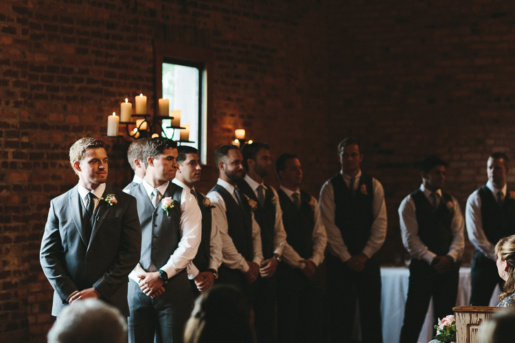 The Groom and His Groomsmen Awaiting the Bride