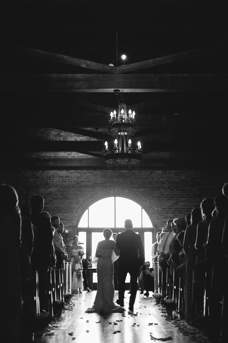 The Father Walking the Bride Down the Aisle