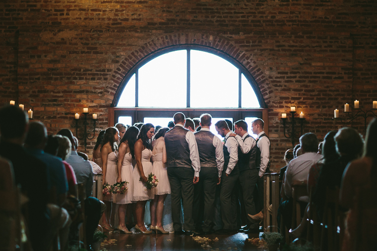 The Wedding Party in Ceremony