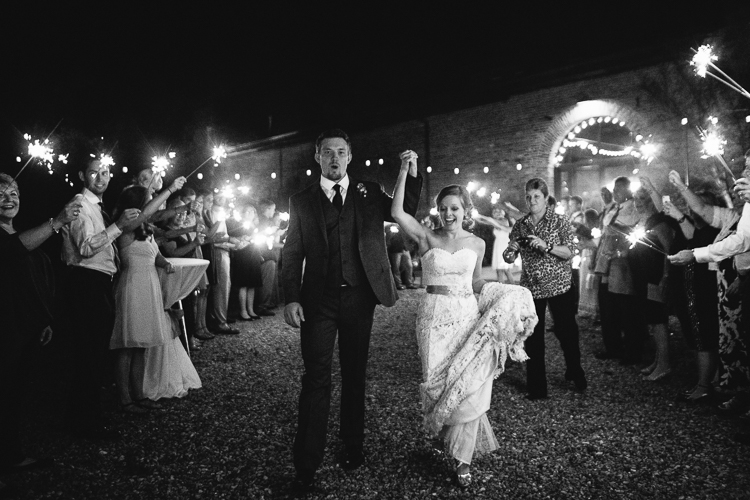 Sparkler Exit at Smithonia Farm in Athens
