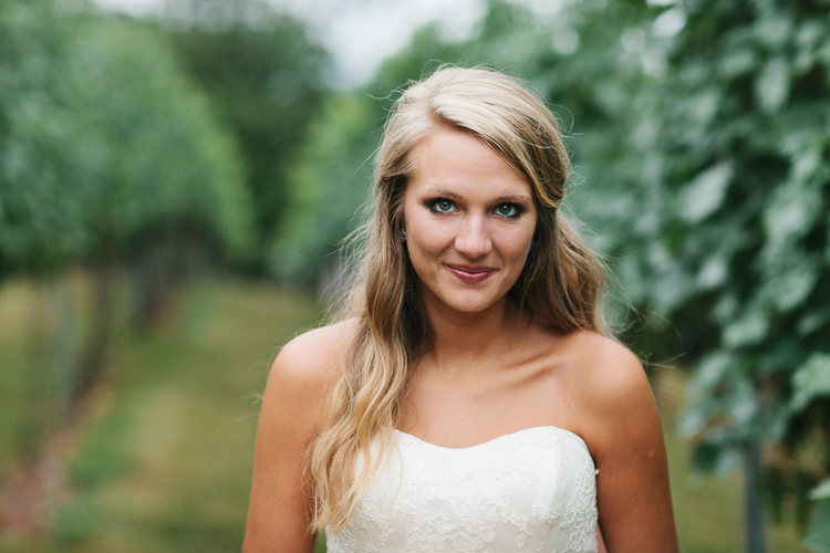 Close Up Portrait of the Bride | Wolf Mountain Vineyard Wedding 