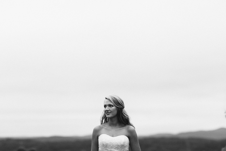 Portrait of the Bride with Negative Space