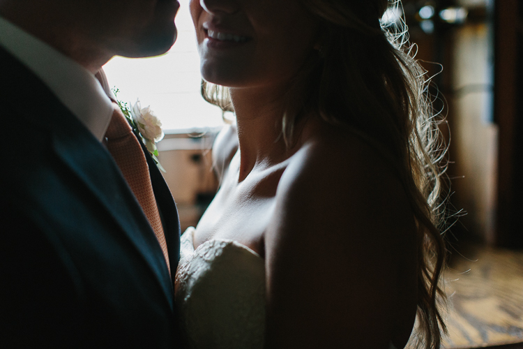 A Sweet Smile from the Bride