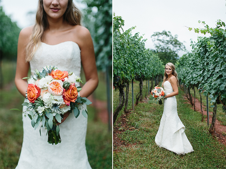 Bride Portraits at Wolf Mountain Vineyard Wedding