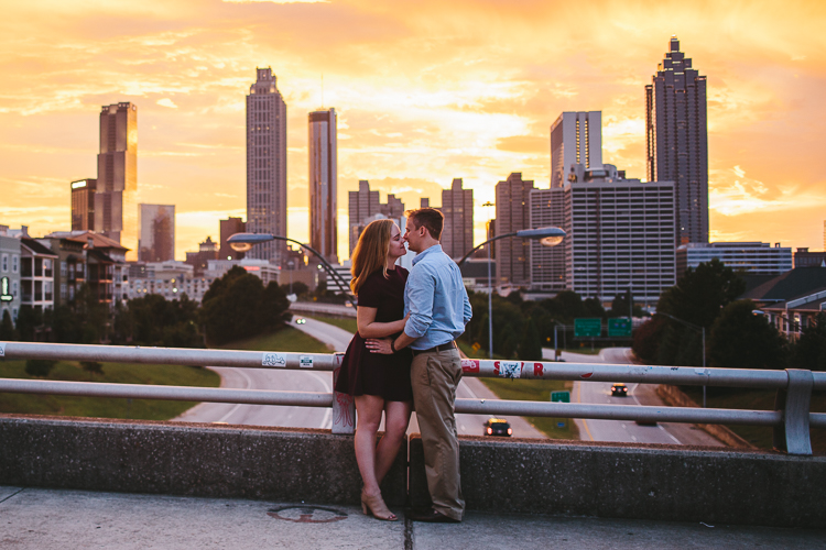 Jackson Street Bridge Engagement Session