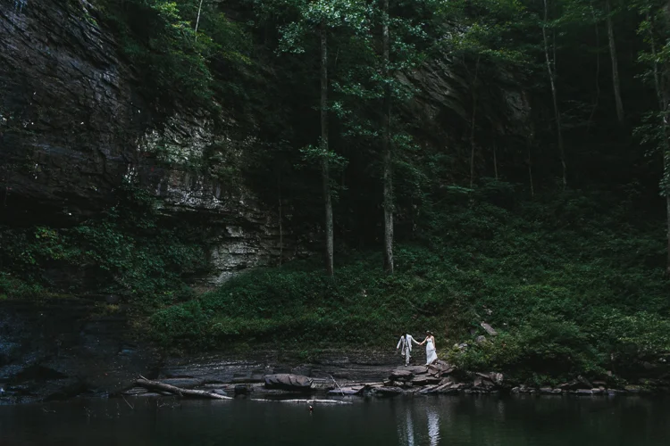 Elopement at Cloudland Canyon