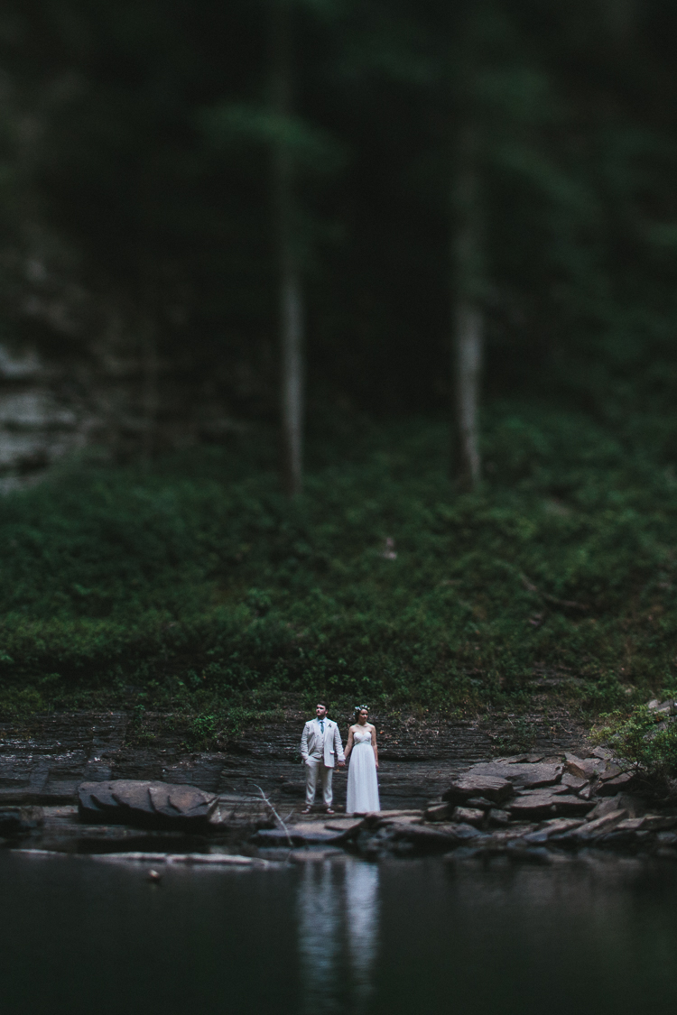 Elopement at Cloudland Canyon