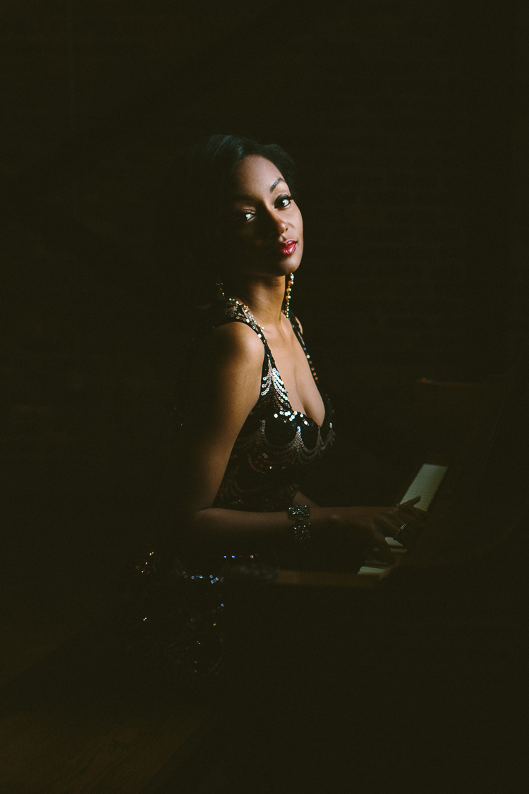 Glamorous fashion portrait
