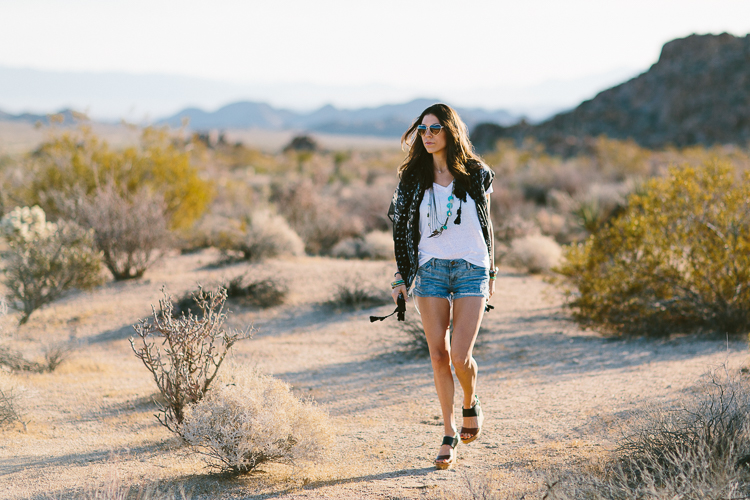 Bohemian style fashion shoot
