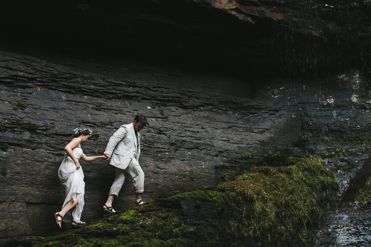 Elopement at Cloudland Canyon