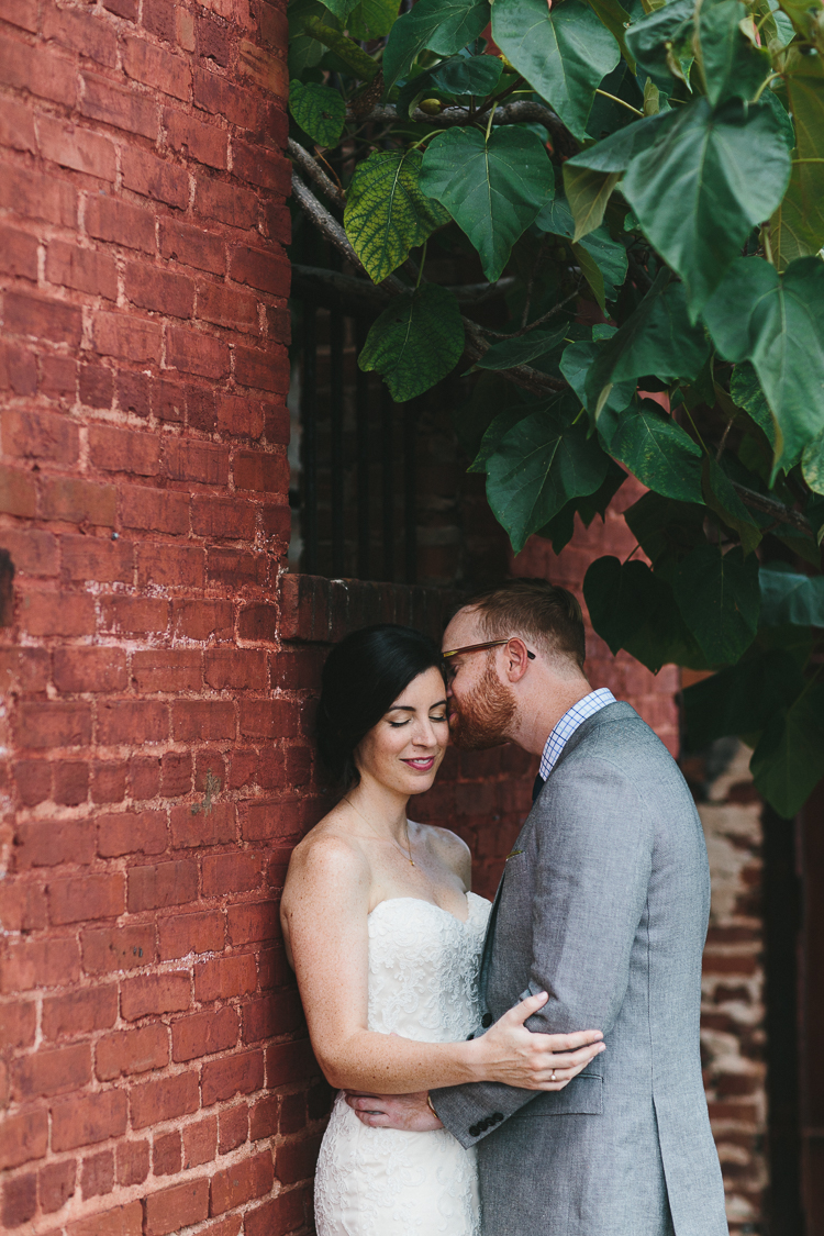 Outdoor bride and groom portraits