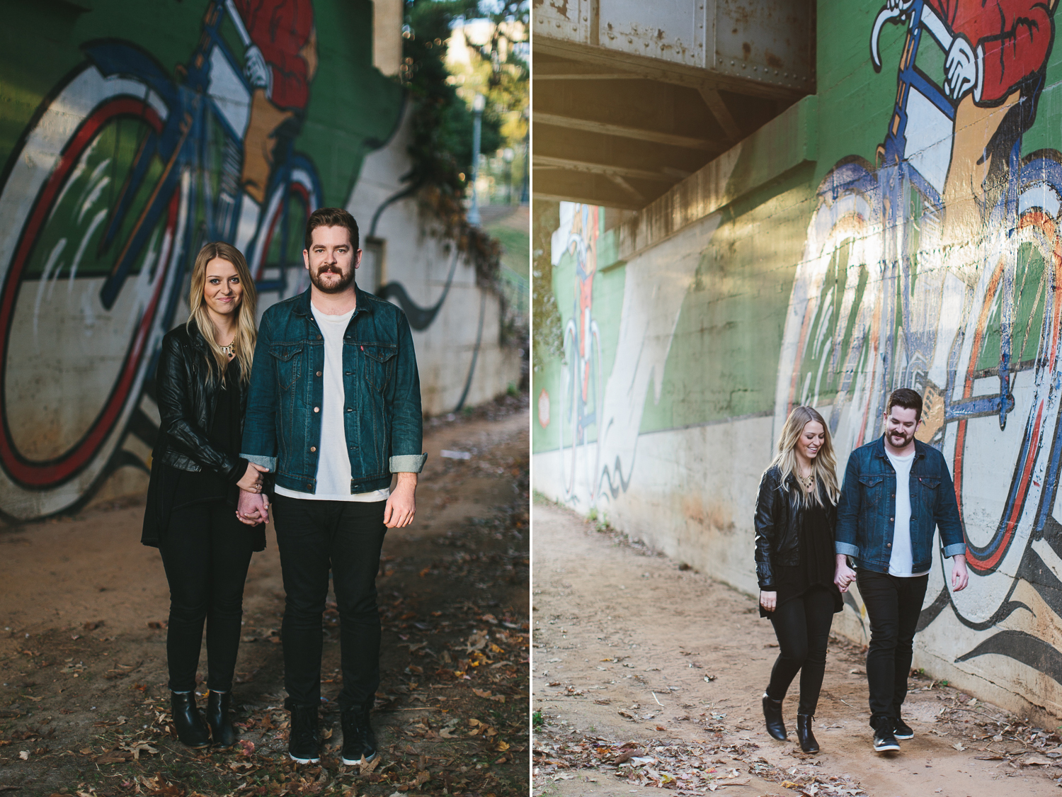 Telephone Factory Lofts engagement portraits